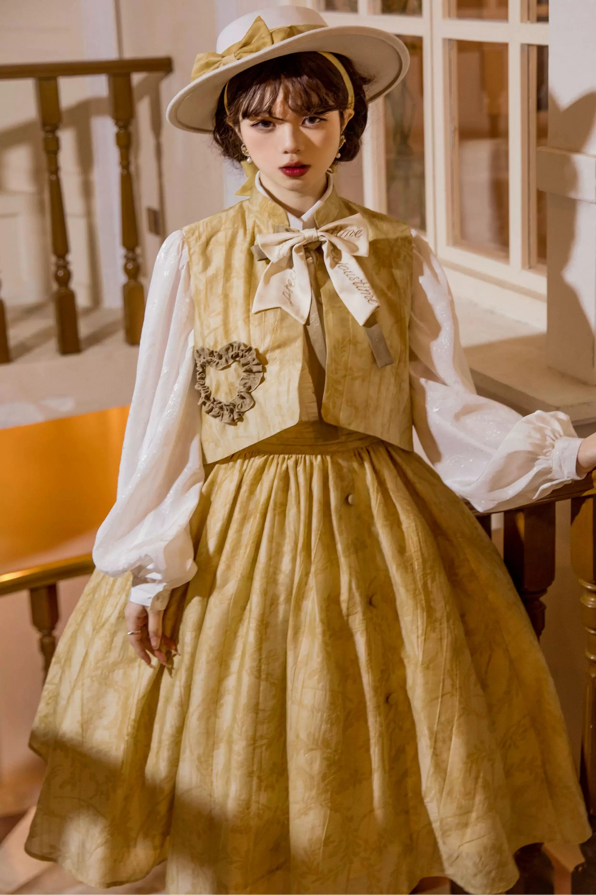 Golden Years Jacquard Dress