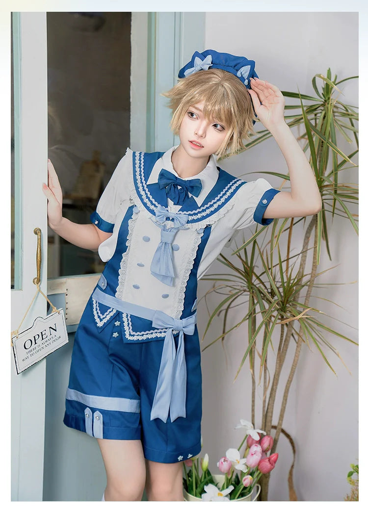 Ouji Lolita Suit Male Lolita Shirt Shorts