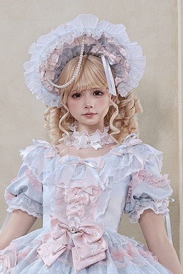 [Pre-order] Mist Blue Romantic Lace Lolita Series Accessories