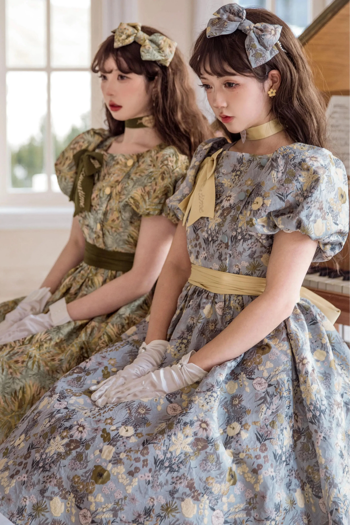 Golden Years Jacquard Dress
