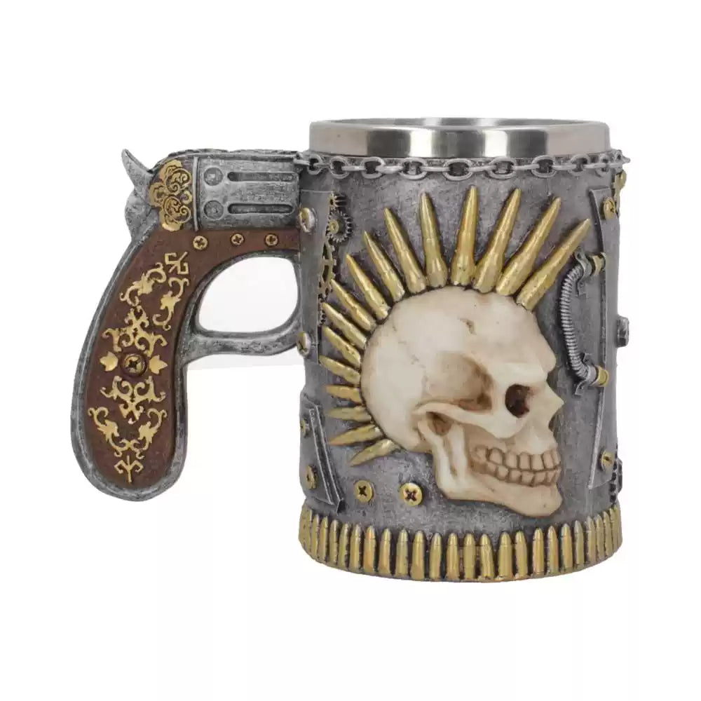 3D Resin Stainless Steel Skull Cup