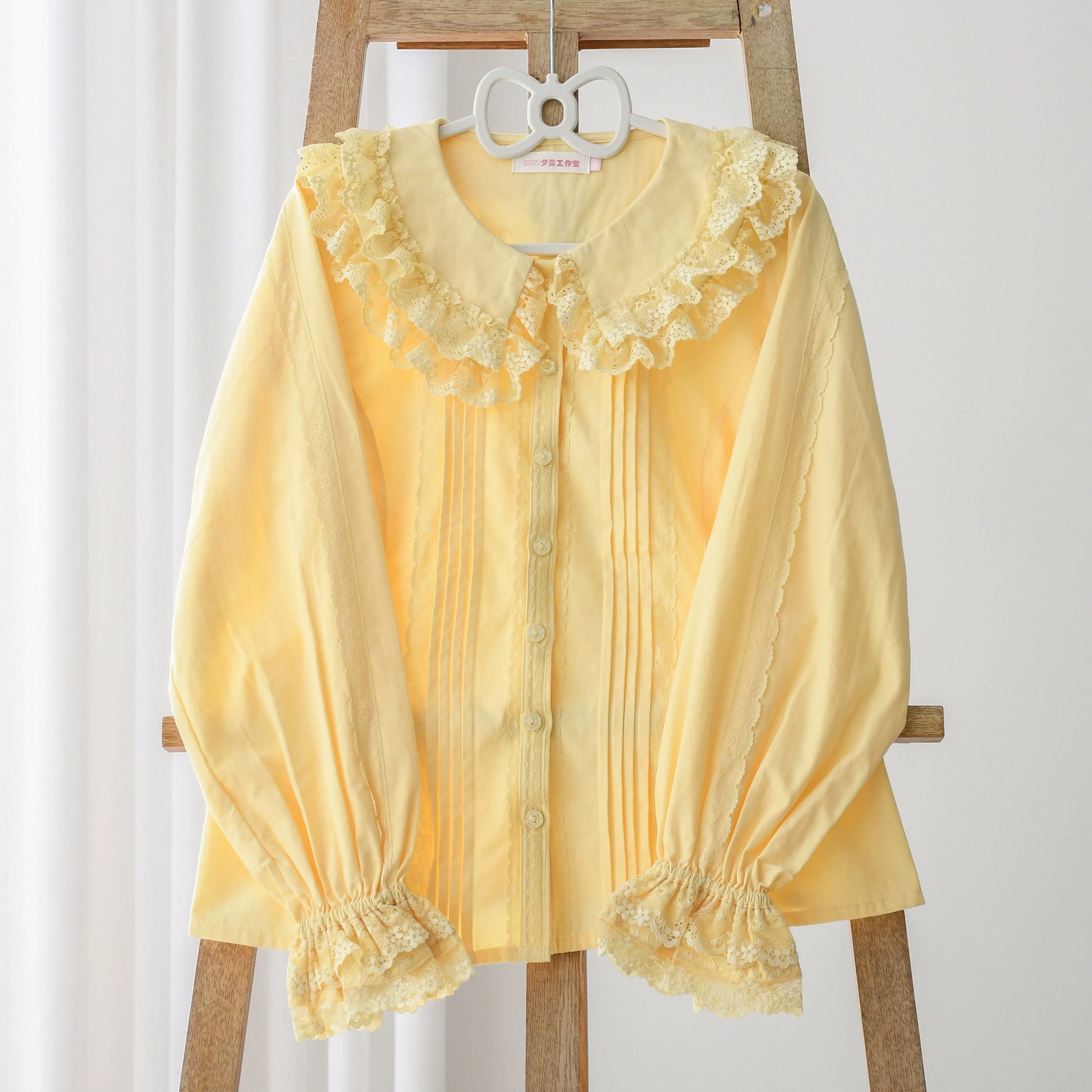 Daily Lolita Shirt Cotton BlouseLong Sleeves