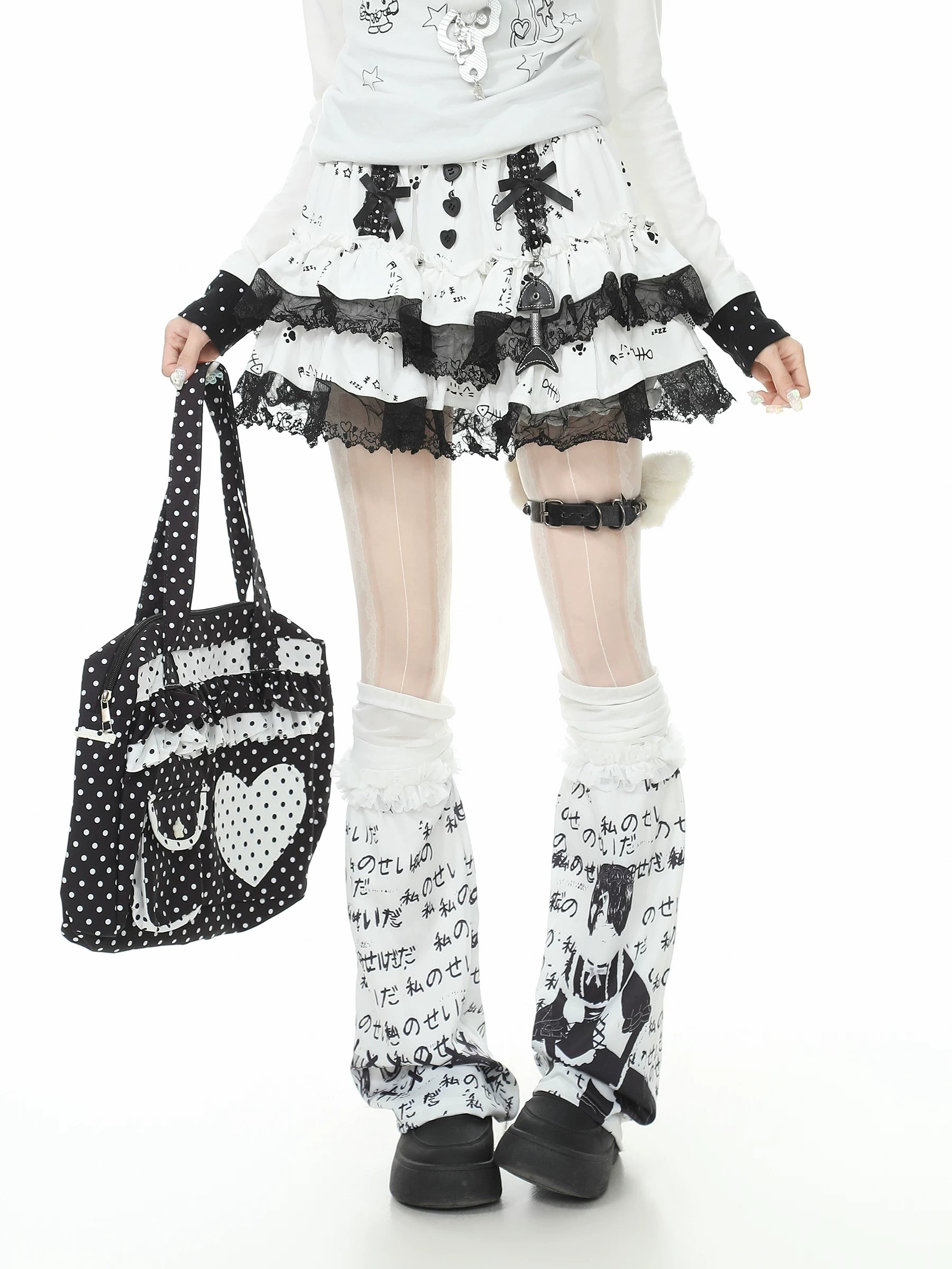 Lanquid Park Y2K Lace Slimming Skirt for Women, Summer Cake Skirt, Puffy Pleated Mini Skirt