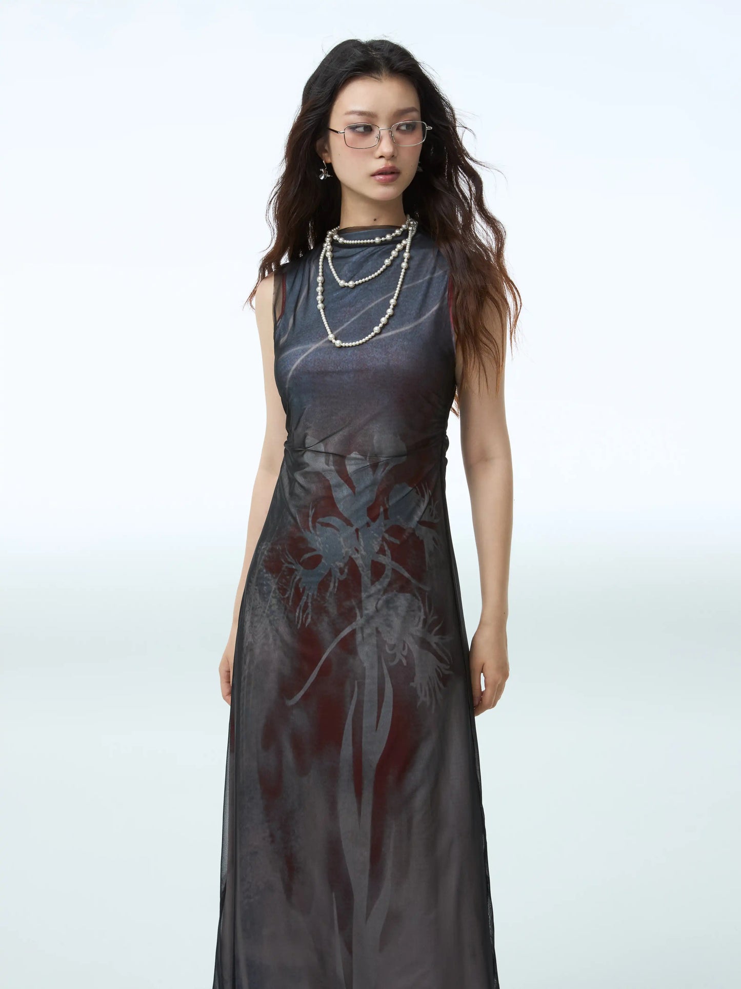 Chinese Style Two Piece Stretch Dress