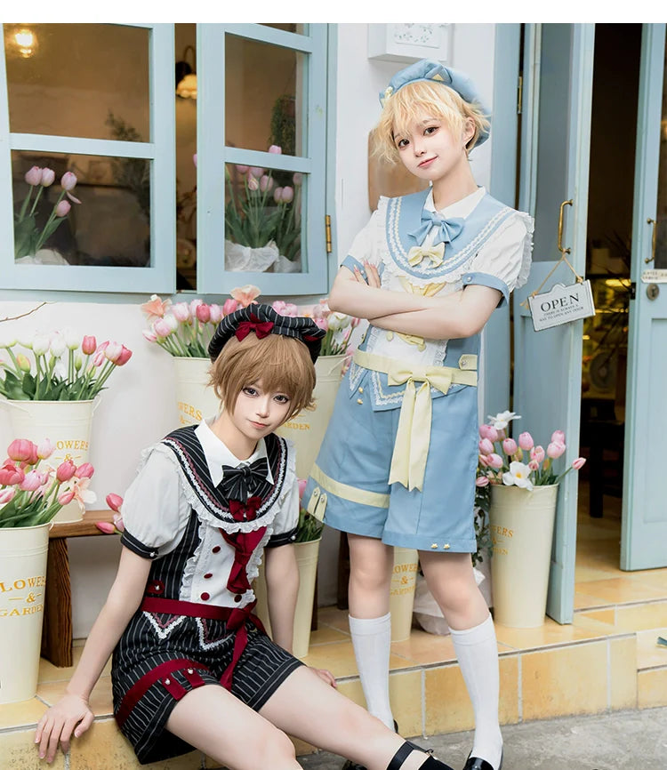 Ouji Lolita Suit Male Lolita Shirt Shorts