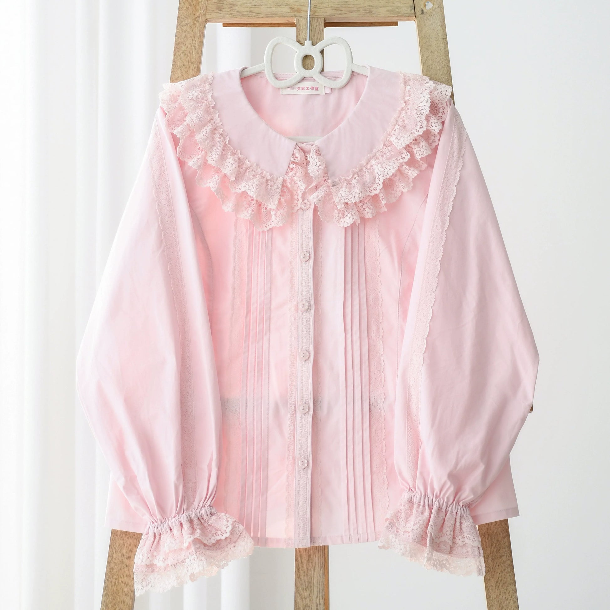 Daily Lolita Shirt Cotton BlouseLong Sleeves