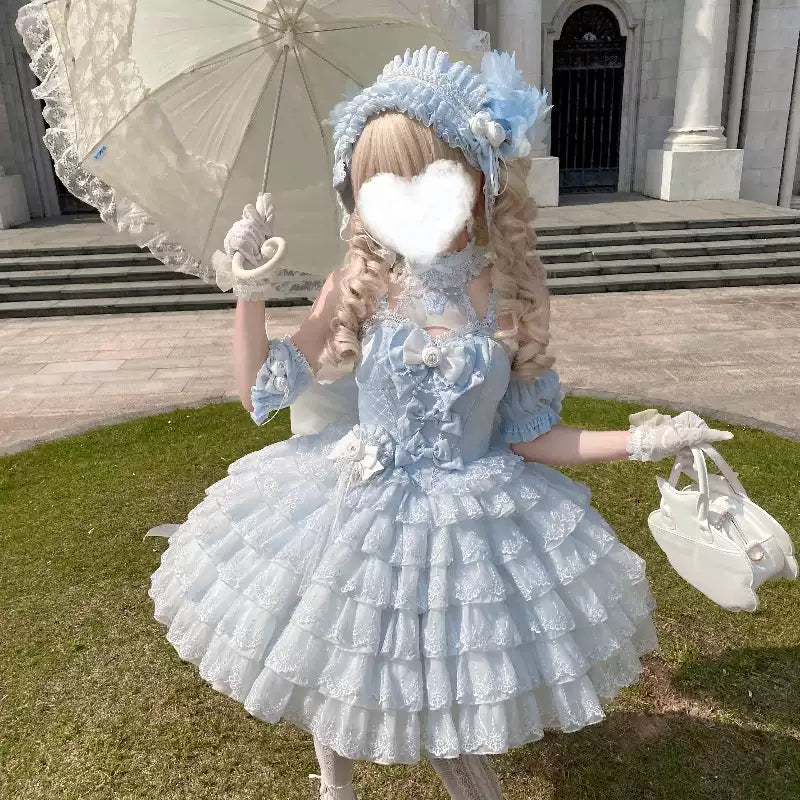 Ballet Style Flowers Princess Dress