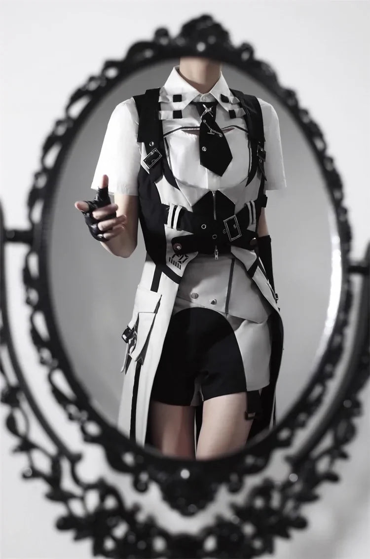 Ouji Lolita Shorts Suits Short Sleeve Dress Set