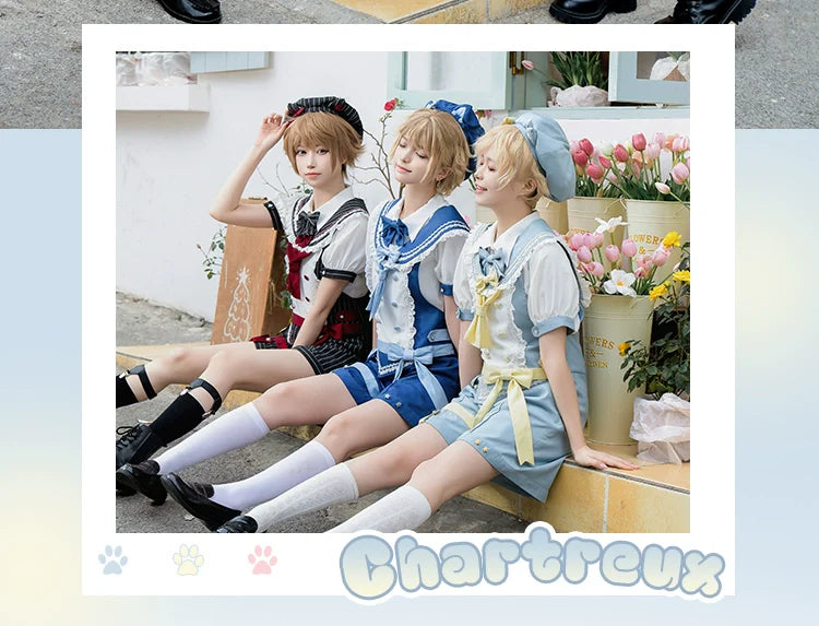 Ouji Lolita Suit Male Lolita Shirt Shorts