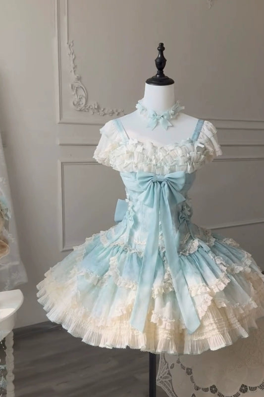 Fairy Green Lolita Doll JSK Dress