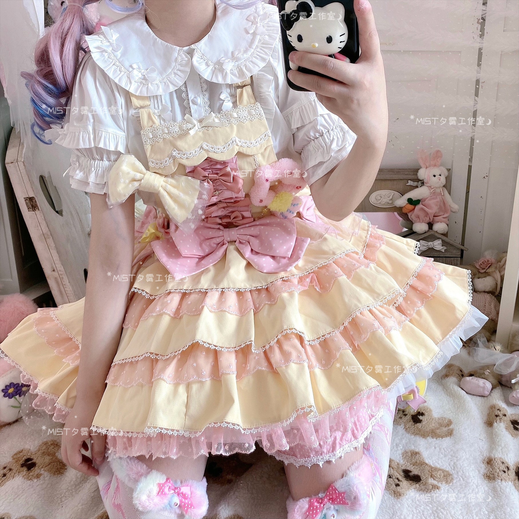 Kawaii Lolita Shirt Soft Girl Short-sleeved