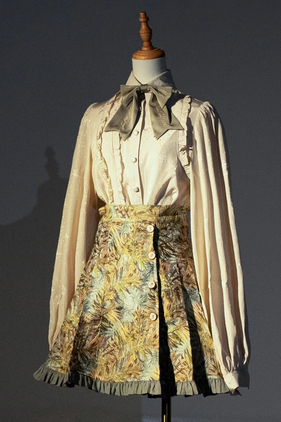 Golden Years Jacquard Dress Yellow ［Skirt］