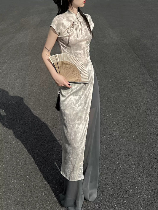 Zen Style Cheongsam Dress