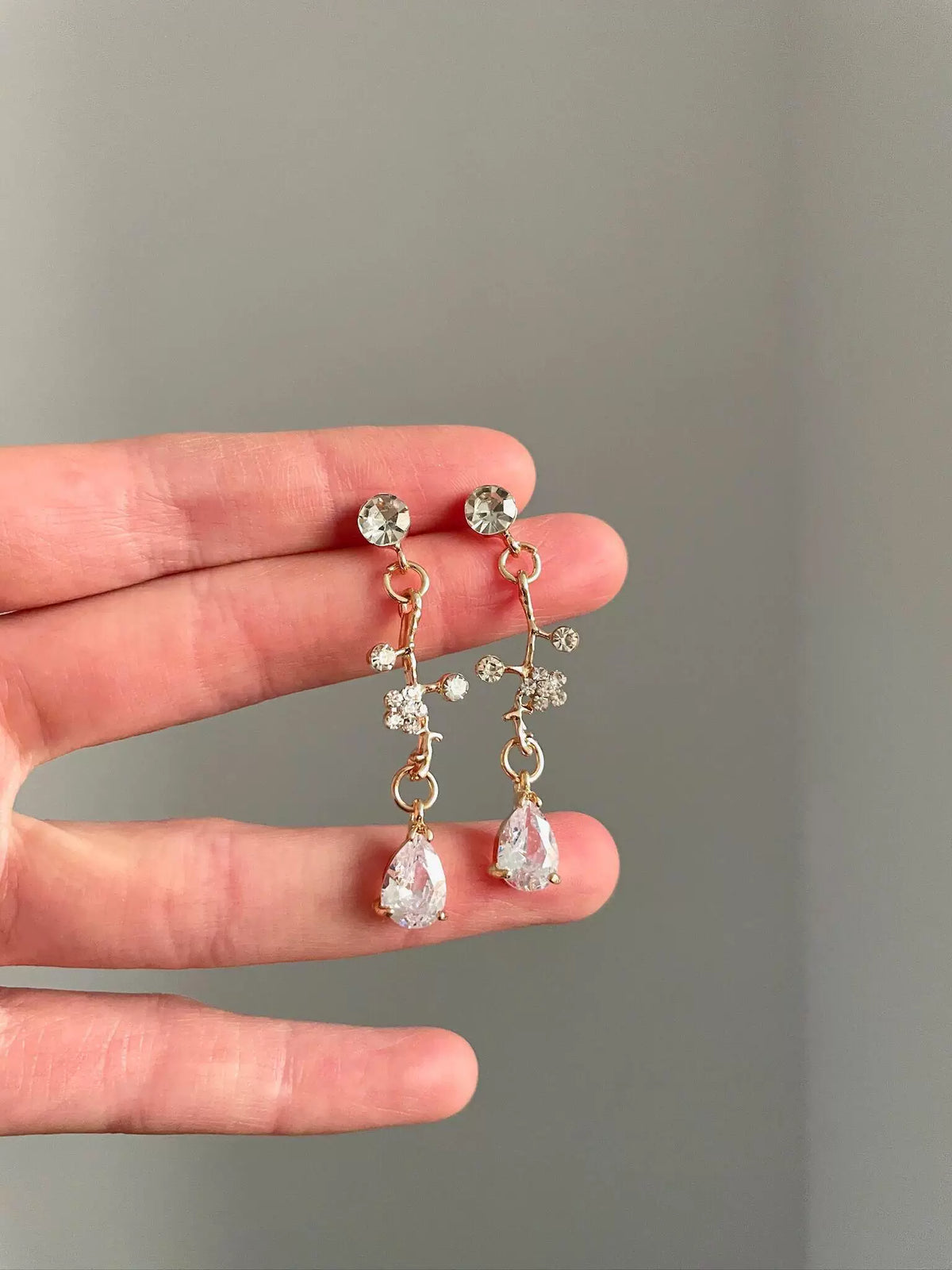 Vintage Rhinestone Flower Set