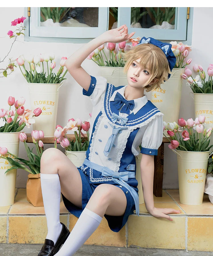 Ouji Lolita Suit Male Lolita Shirt Shorts