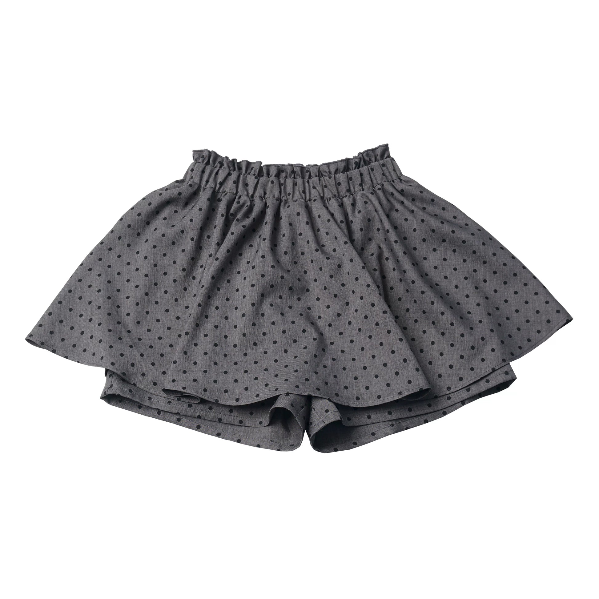 Ready Stock 【Black Fog】 Lightweight Chiffon Cardigan Sun Protection Jacket Summer Tank Dress Polka Dot Outfit Slimming