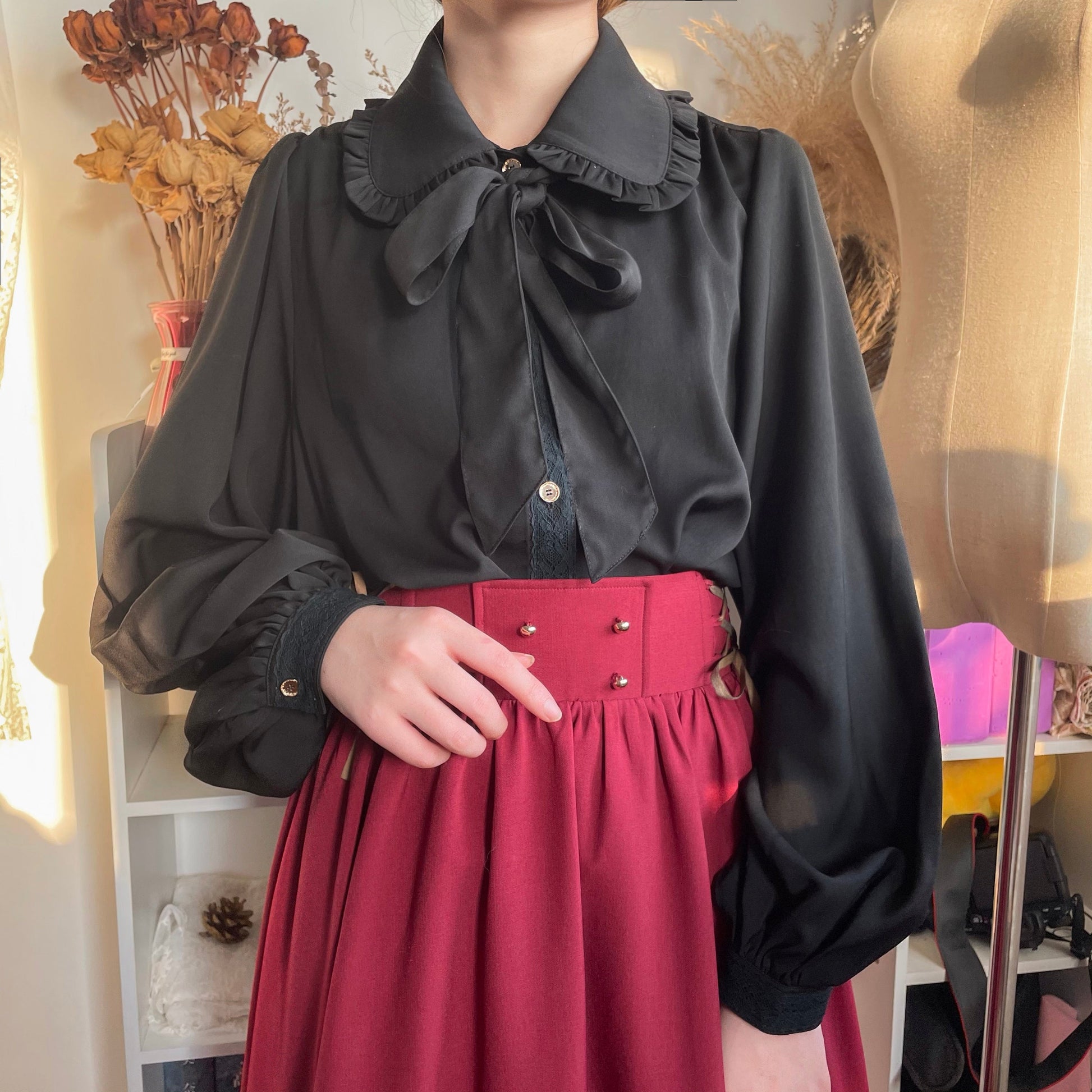 Vintage Large Sleeve Lolita Blouse