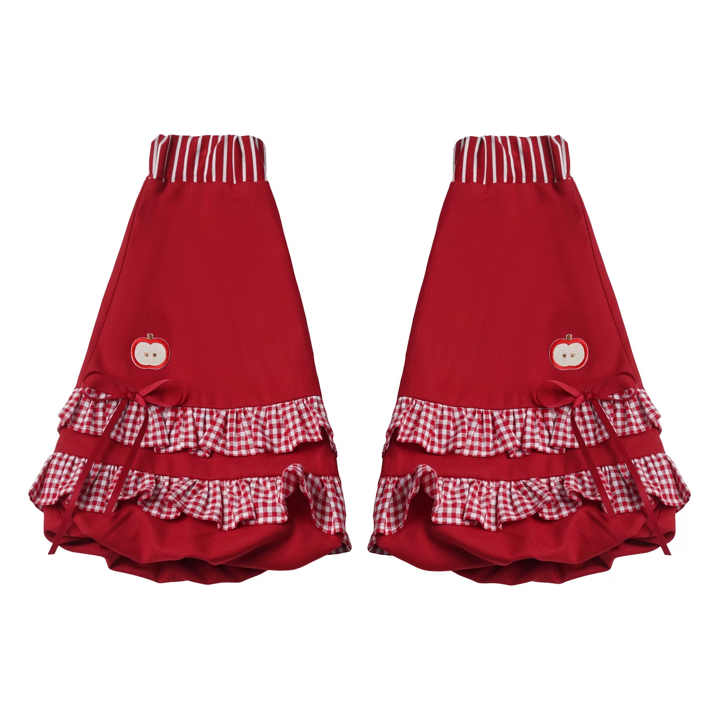 Pinksavior “Guoguolog” Pink-and-White Stripe Camisole Dress with Flower Bud Suspender Dress + Shawl Summer-Fall Matching Outfit for Best Friends