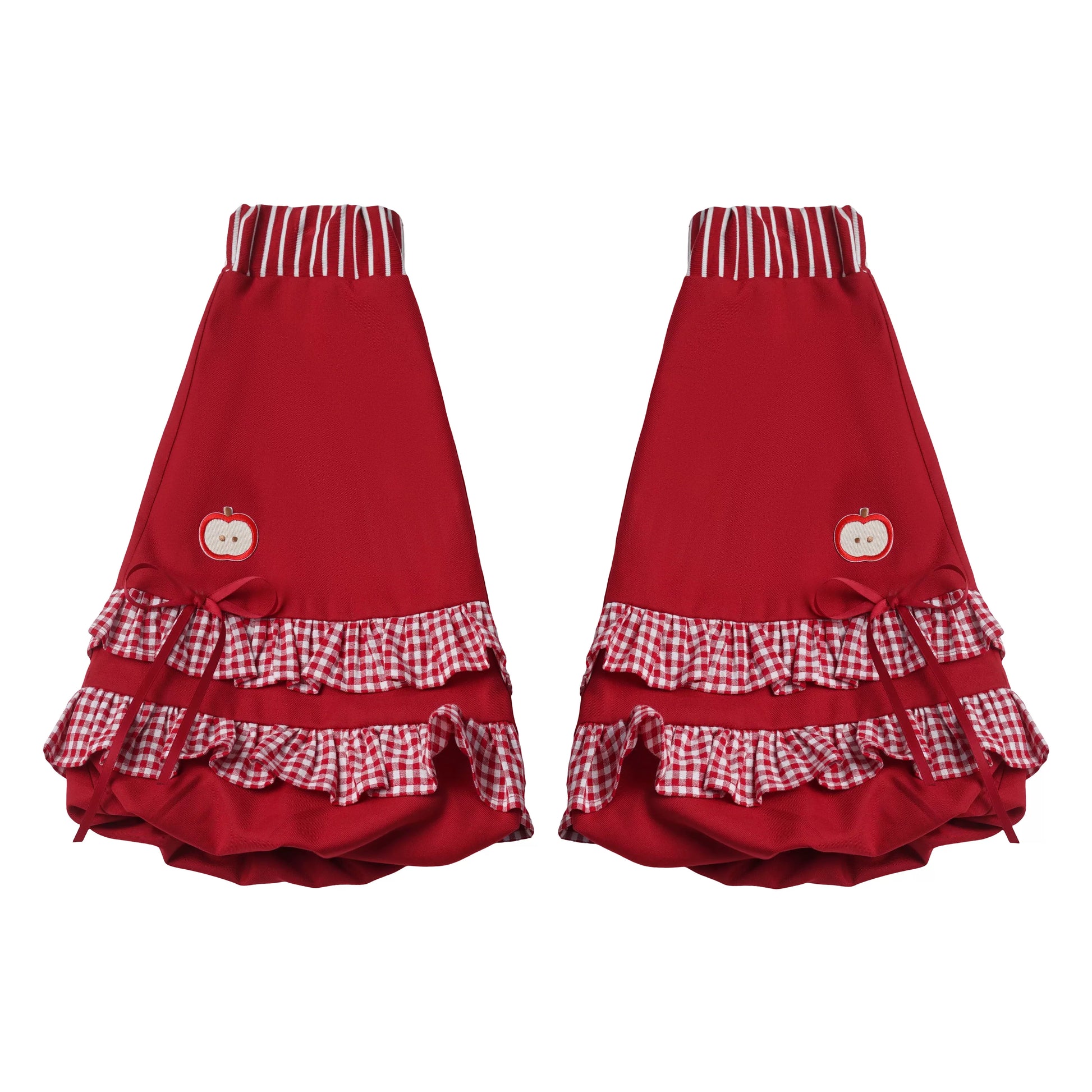 Pinksavior “Guoguolog” Pink-and-White Stripe Camisole Dress with Flower Bud Suspender Dress + Shawl Summer-Fall Matching Outfit for Best Friends