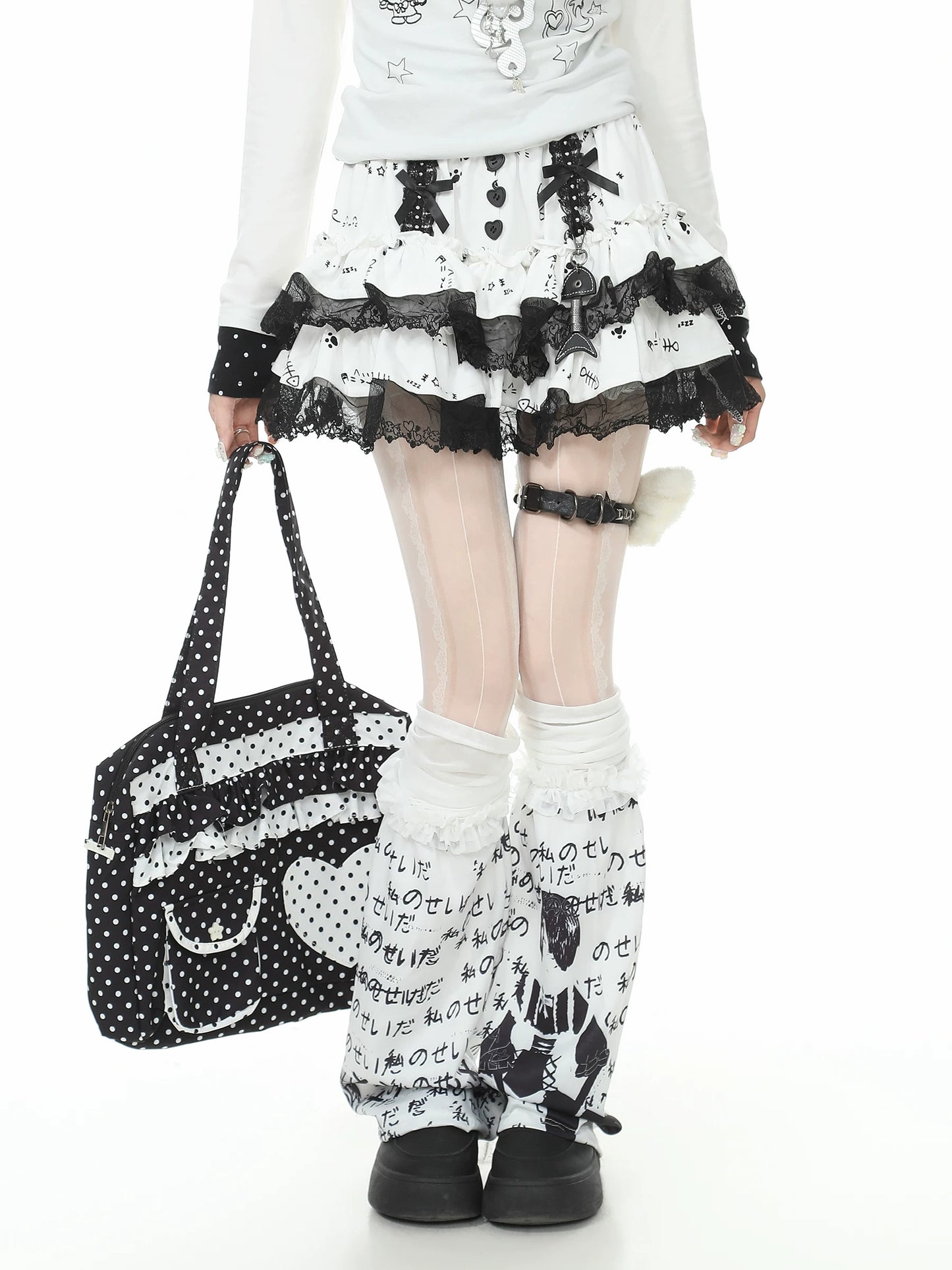 Lanquid Park Y2K Lace Slimming Skirt for Women, Summer Cake Skirt, Puffy Pleated Mini Skirt