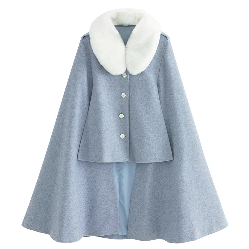 Classic Lolita Skirt Set Elegant Winter Cape
