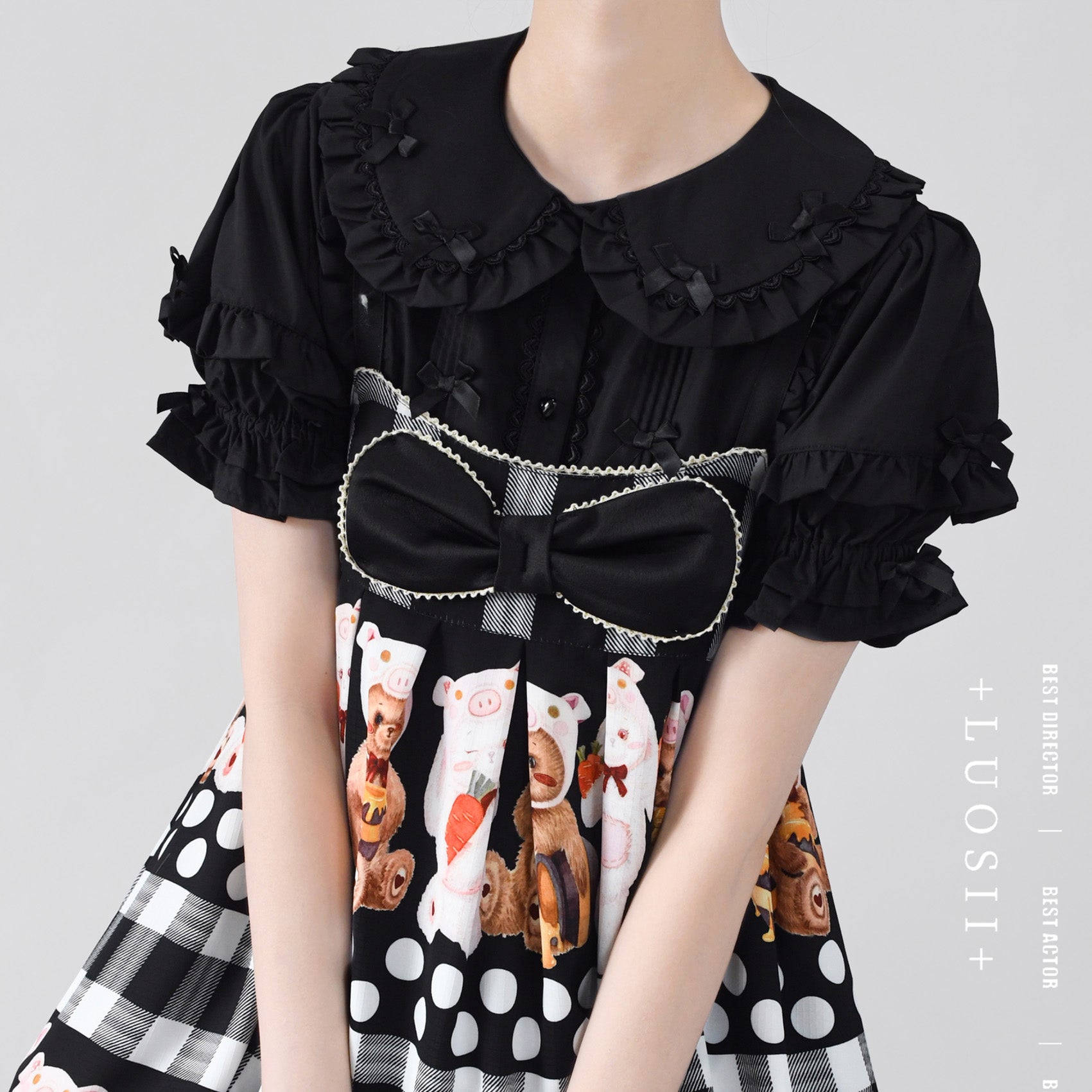 Kawaii Lolita Shirt Soft Girl Short-sleeved