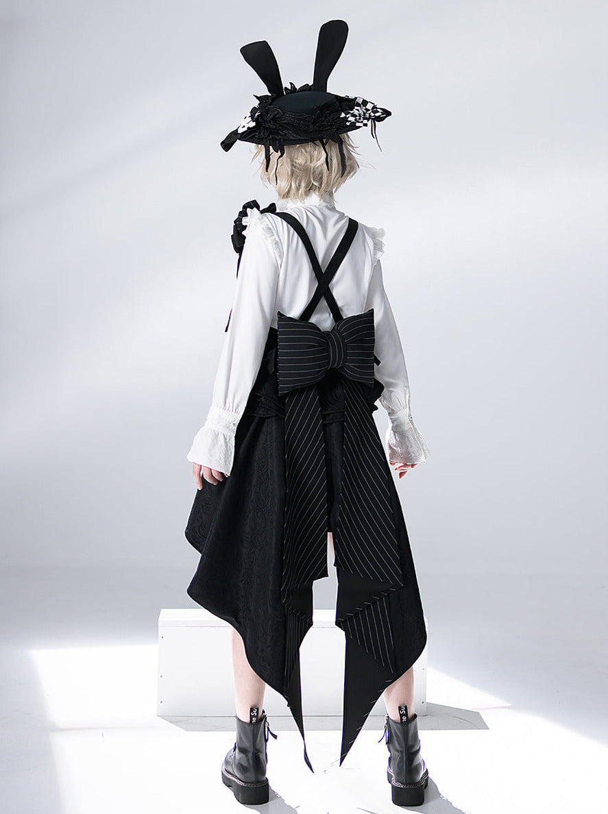 Rabbit Theatre Jacquard Version Lolita Prince Shirt Waist Seal Suit [Reserved Item].