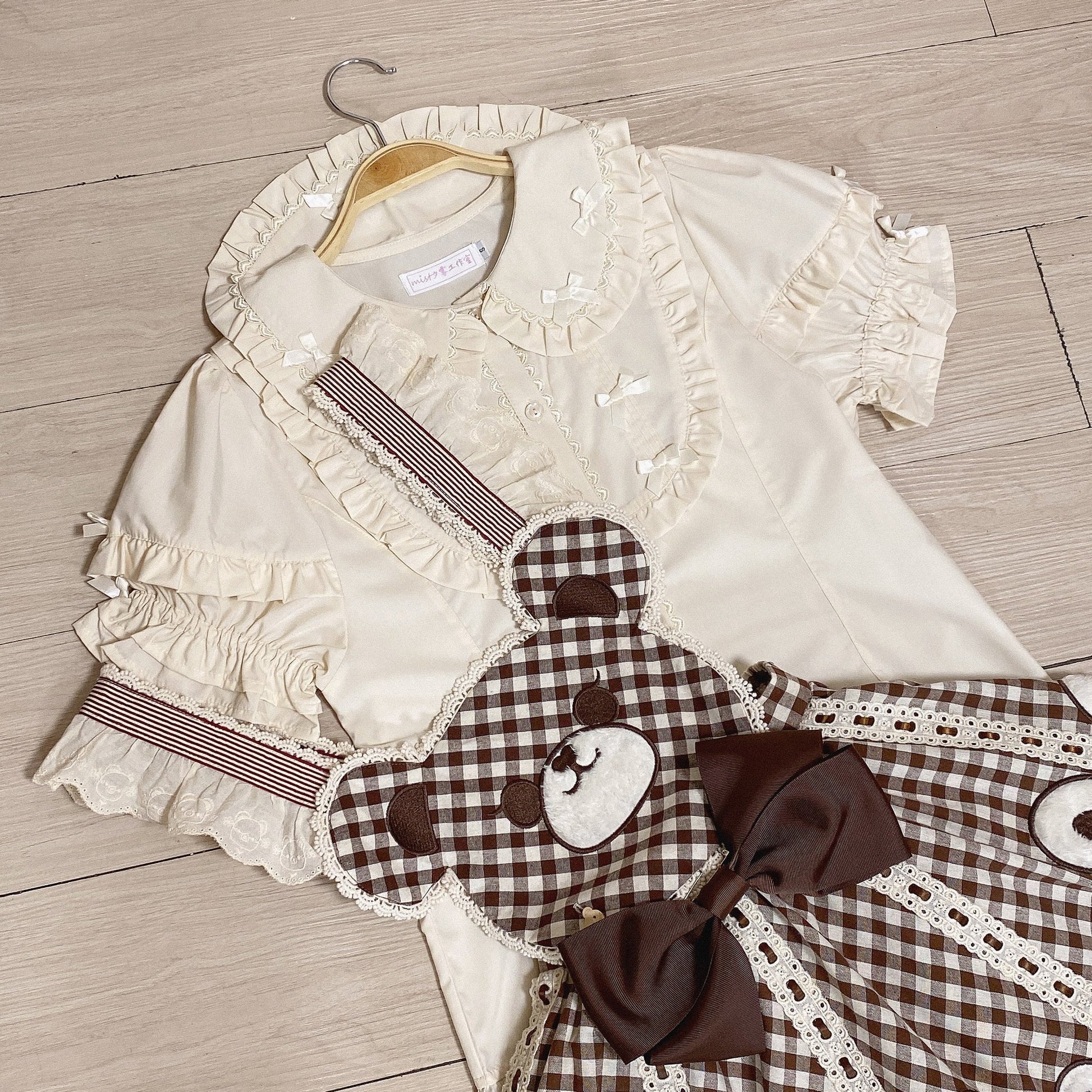 Kawaii Lolita Shirt Soft Girl Short-sleeved