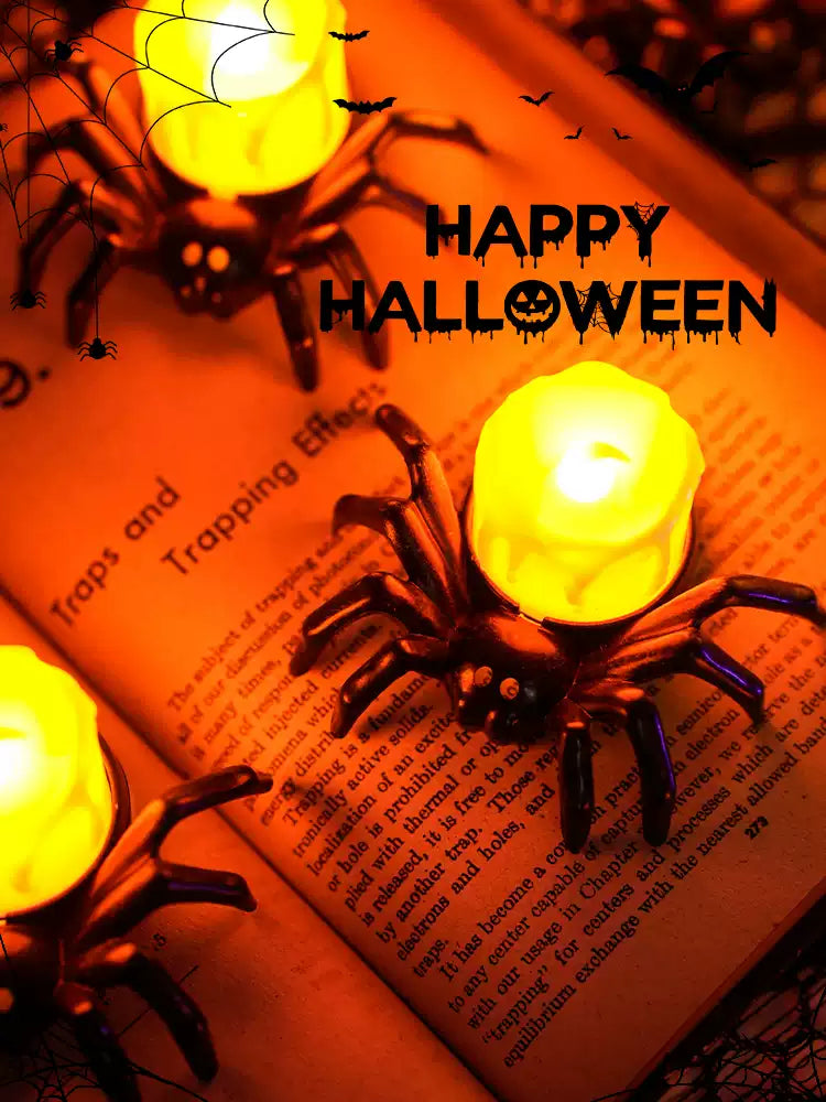 Halloween spider lights