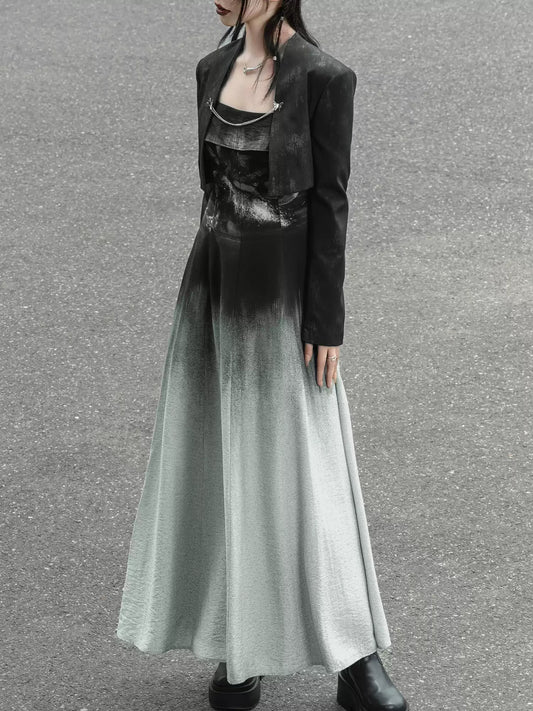 Dark Chain New Chinese Suit Jacket