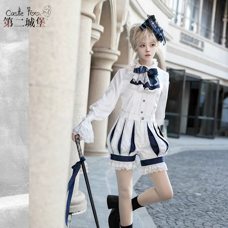 Ouji Lolita Shorts Suits Prince Male Lolita Shirt