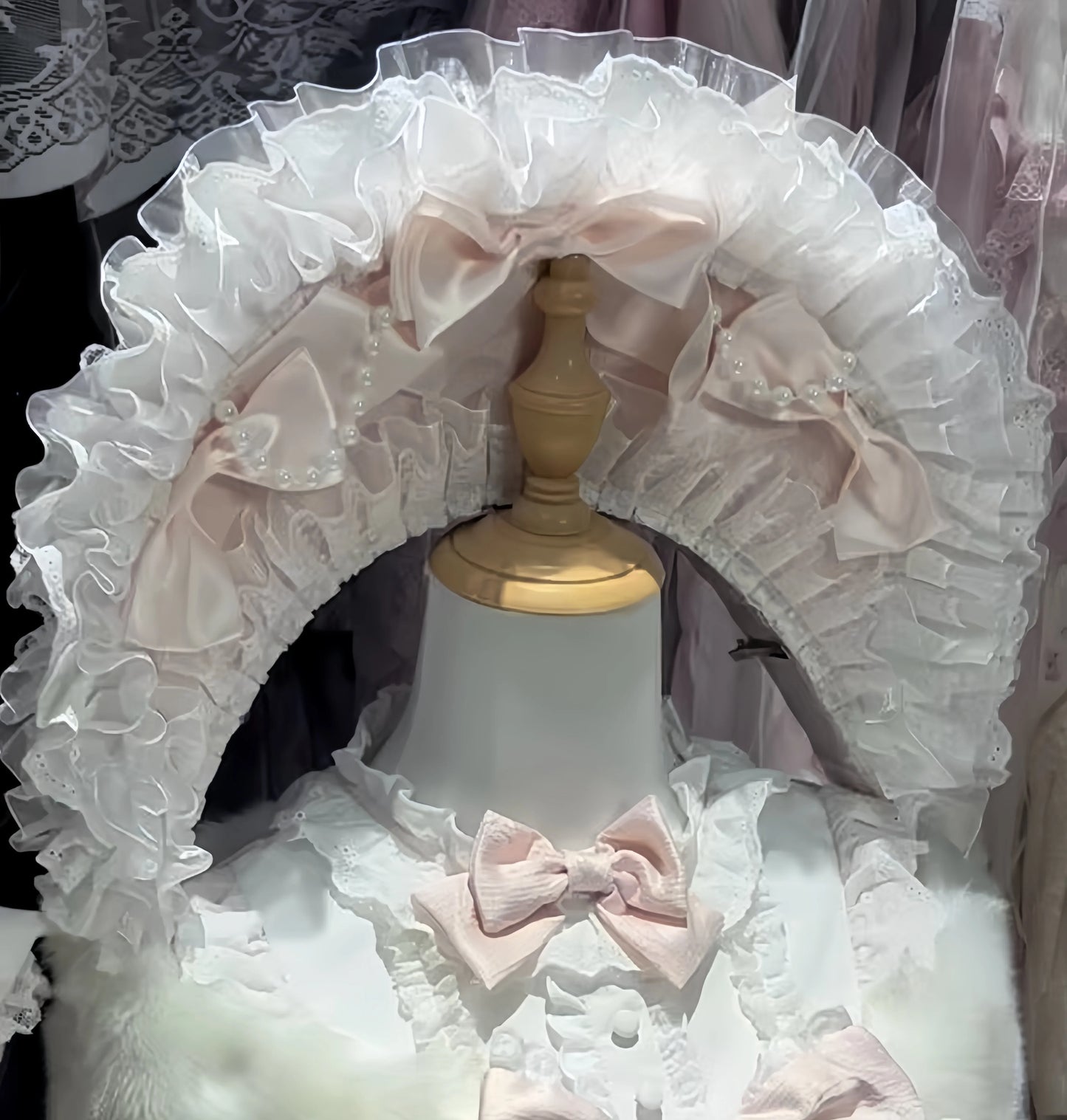[February 8 Reservation Deadline]Pink Blue Tiered Lace Ribbon Princess Series Accessories