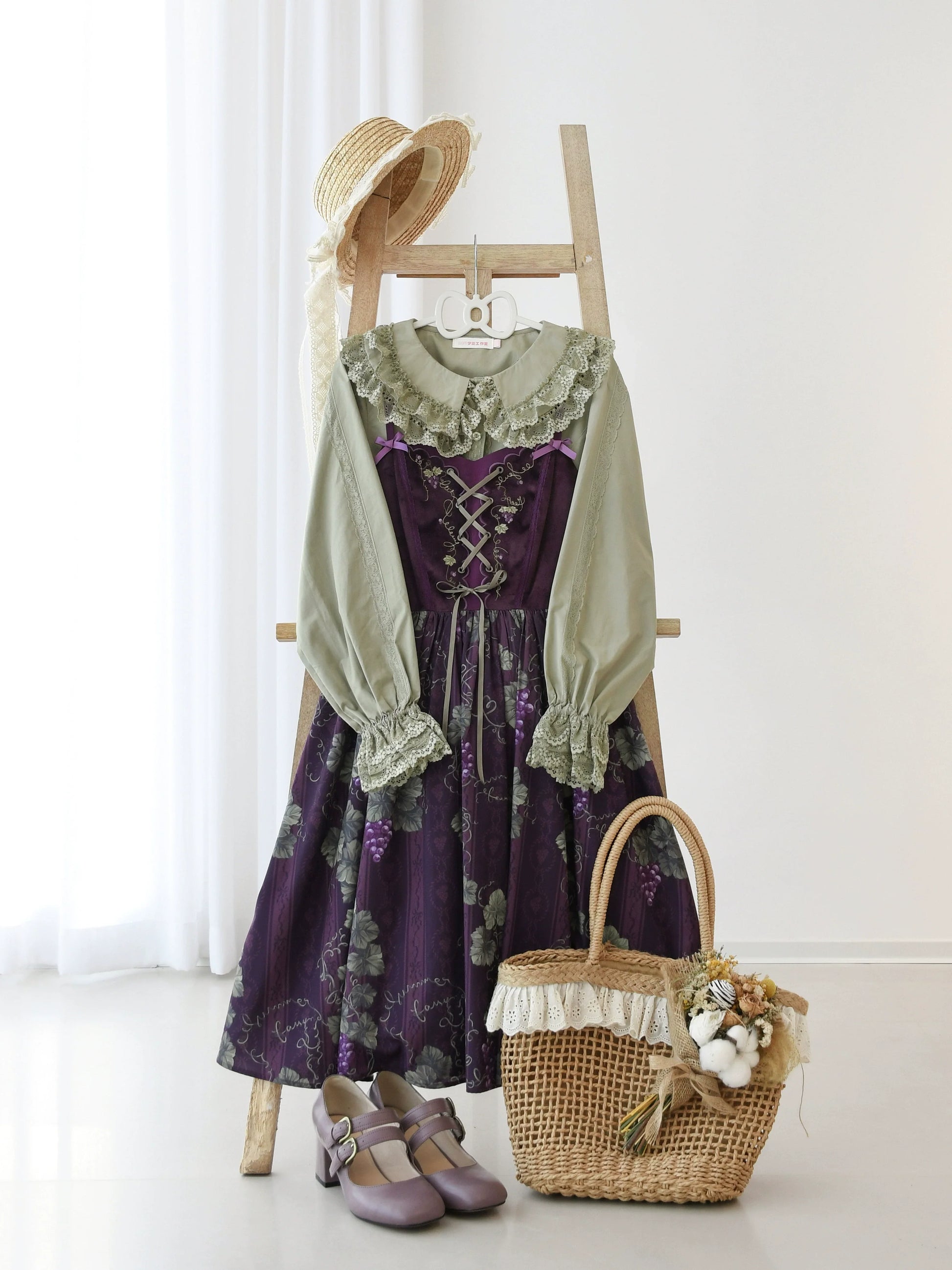 Daily Lolita Shirt Cotton BlouseLong Sleeves
