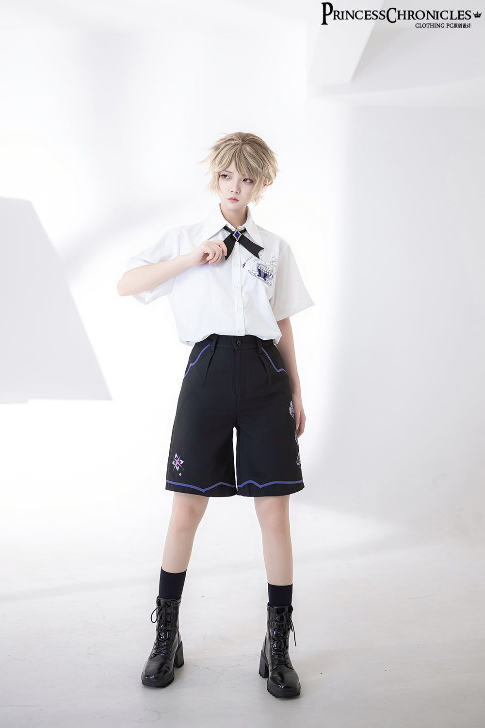 Summer Loose Embroidered Short Sleeve White Shirt