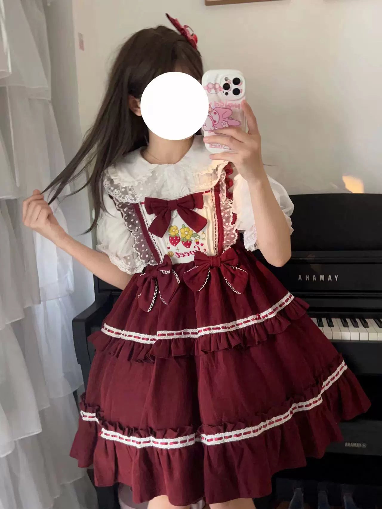 Sweet Lolita Shirt White Doll Collar Shirt