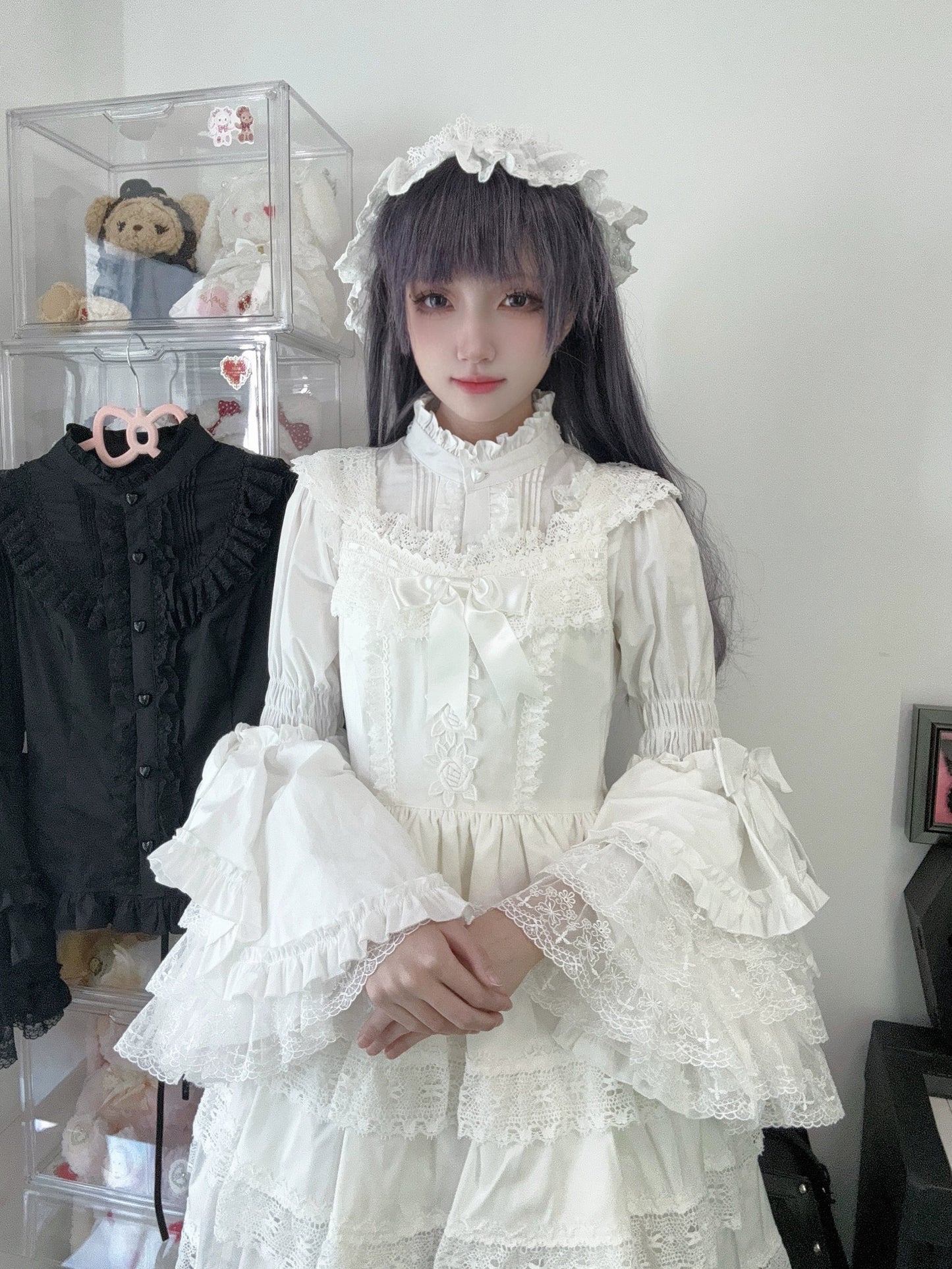 Sweet Lolita Blouse Princess Sleeve Shirt Inner Wear
