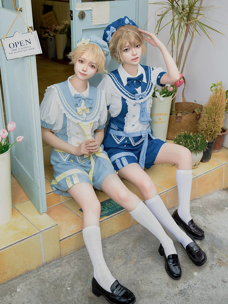 Ouji Lolita Suit Male Lolita Shirt Shorts