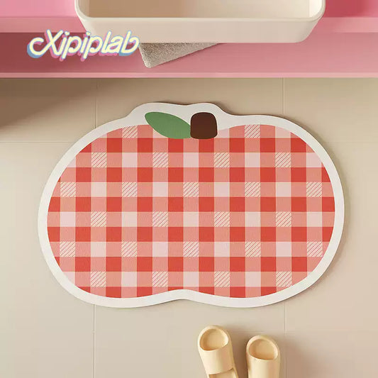 fruit cute household bathroom mat