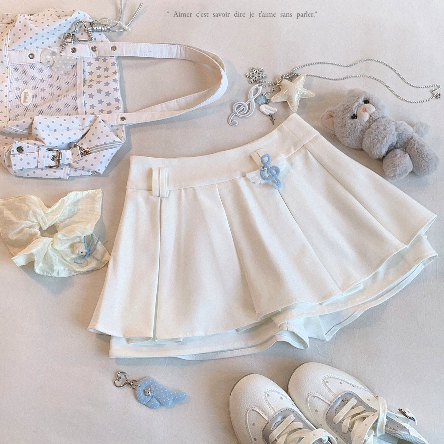 Last-Stock Edition: Great Fit & Fabric Feel — Low-Rise Sexy Wide-Pleat Waist Buckle Casual Puff Skirt Pants