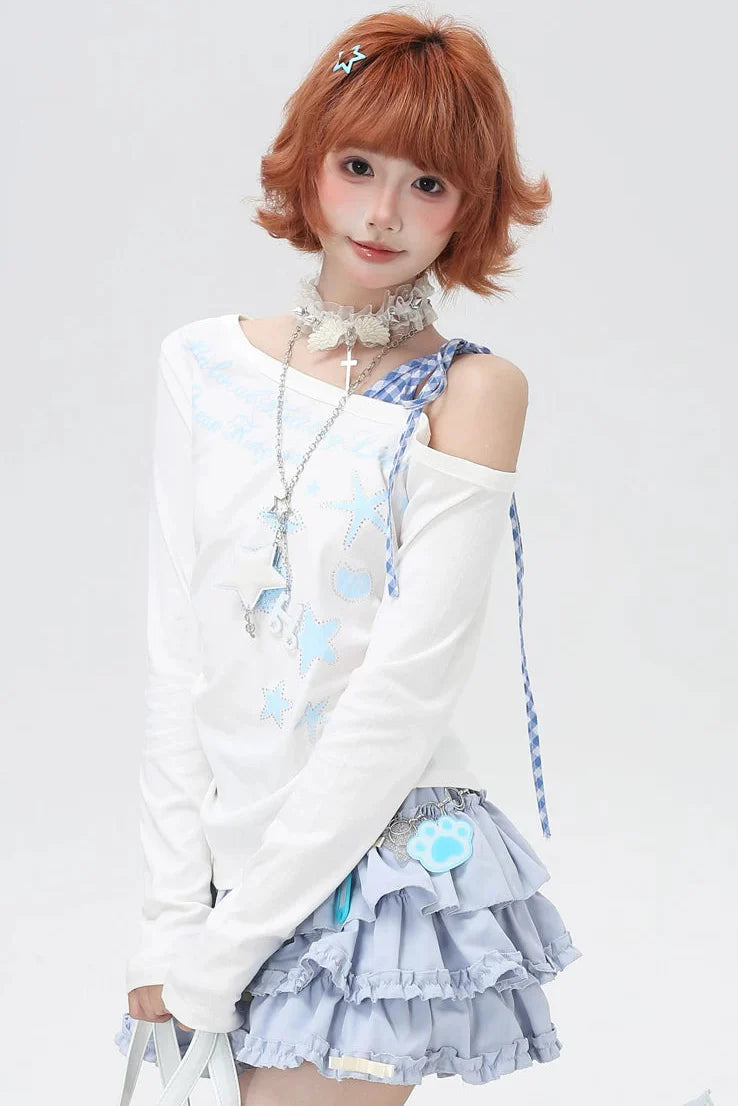 Shell One-Shoulder Top