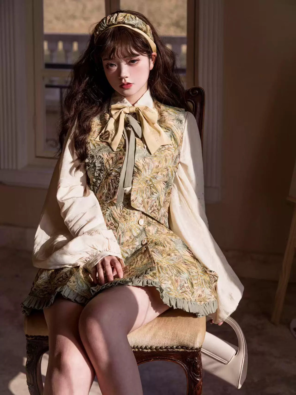 Golden Years Jacquard Dress