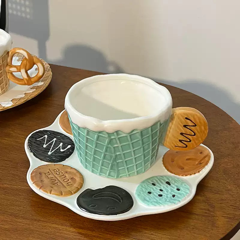 ceramic cookie mug coffee cup