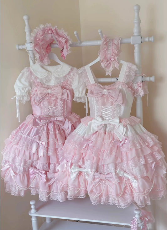 Wedding Lolita Jumper Dress Elegant Bridal JSK
