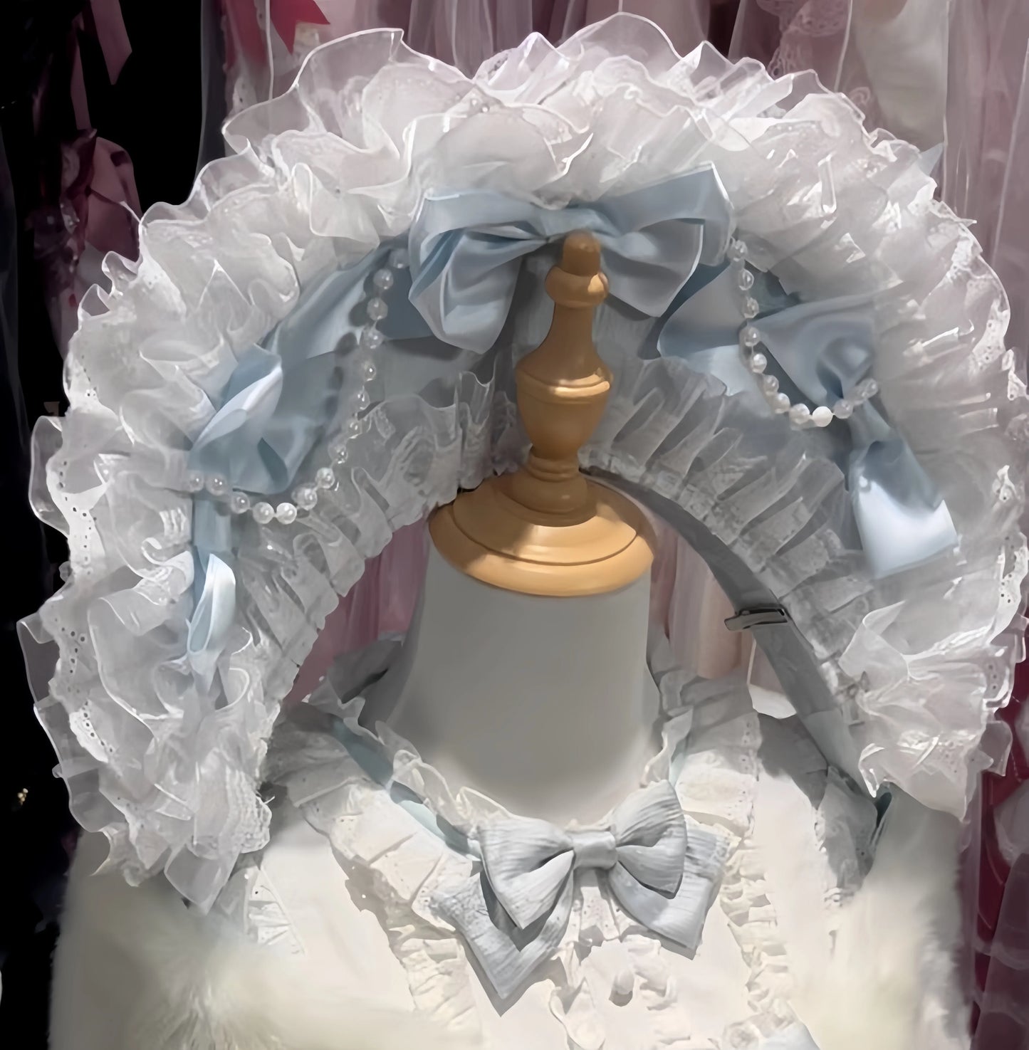 [February 8 Reservation Deadline]Pink Blue Tiered Lace Ribbon Princess Series Accessories