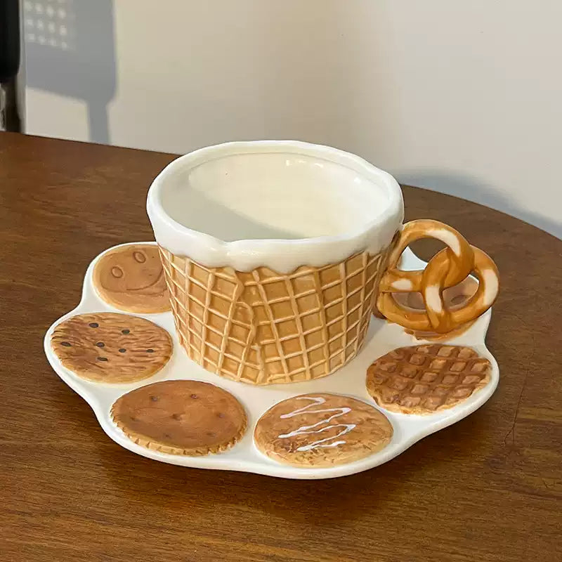 ceramic cookie mug coffee cup