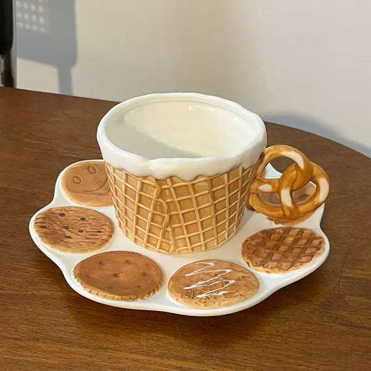 ceramic cookie mug coffee cup