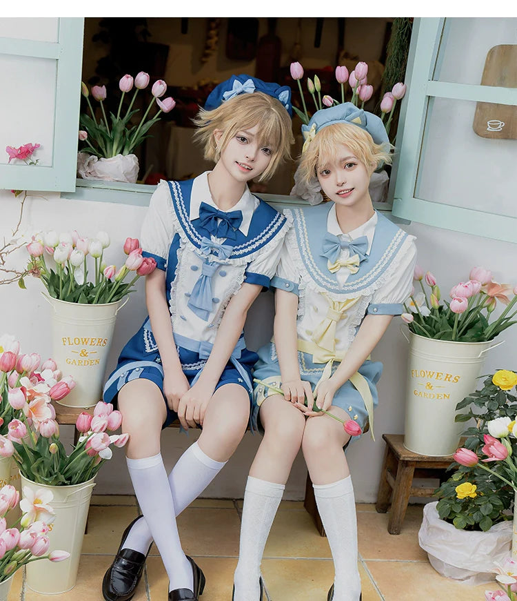 Ouji Lolita Suit Male Lolita Shirt Shorts