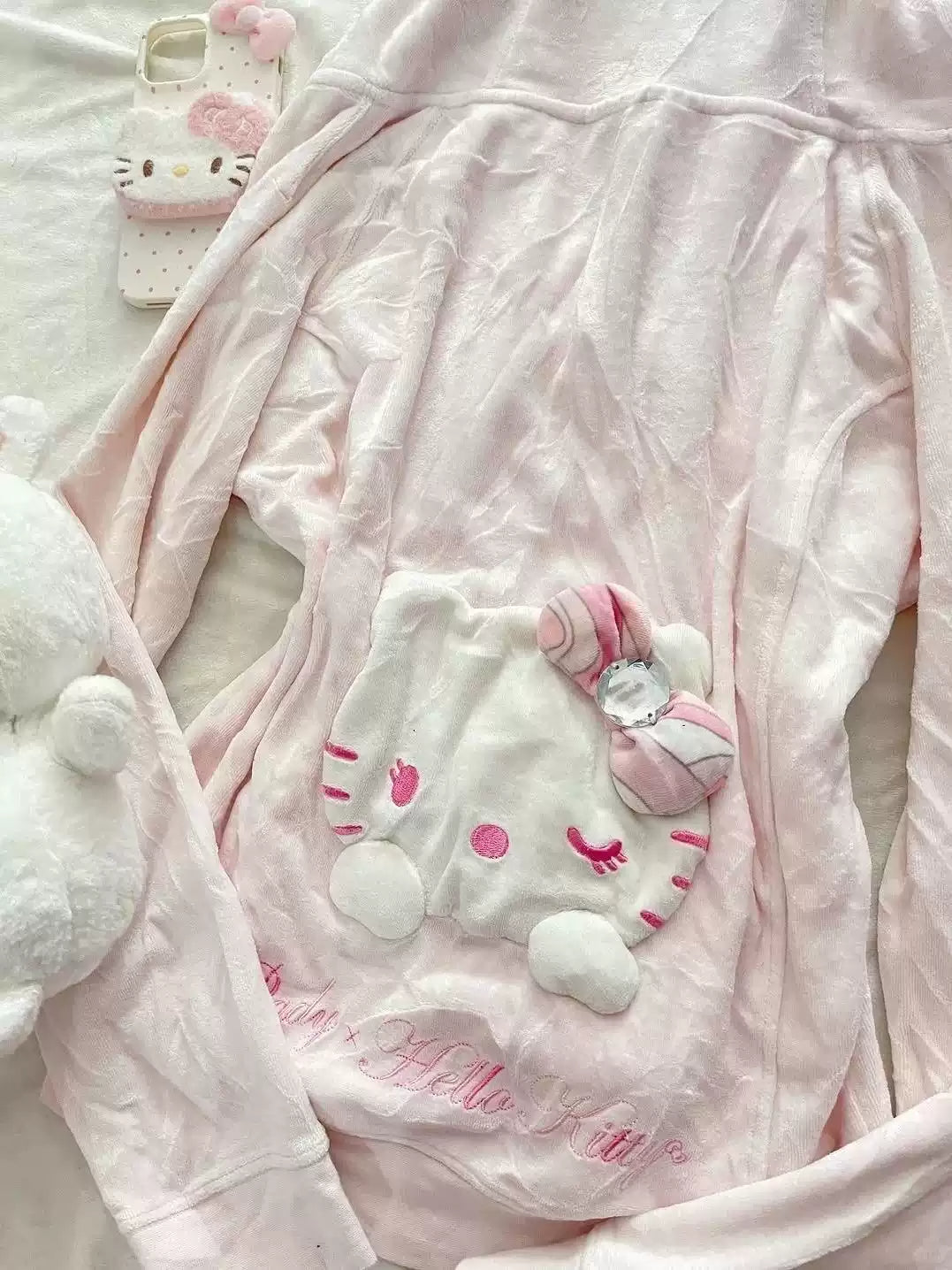 soft girl cute kitten hooded sweatshirt