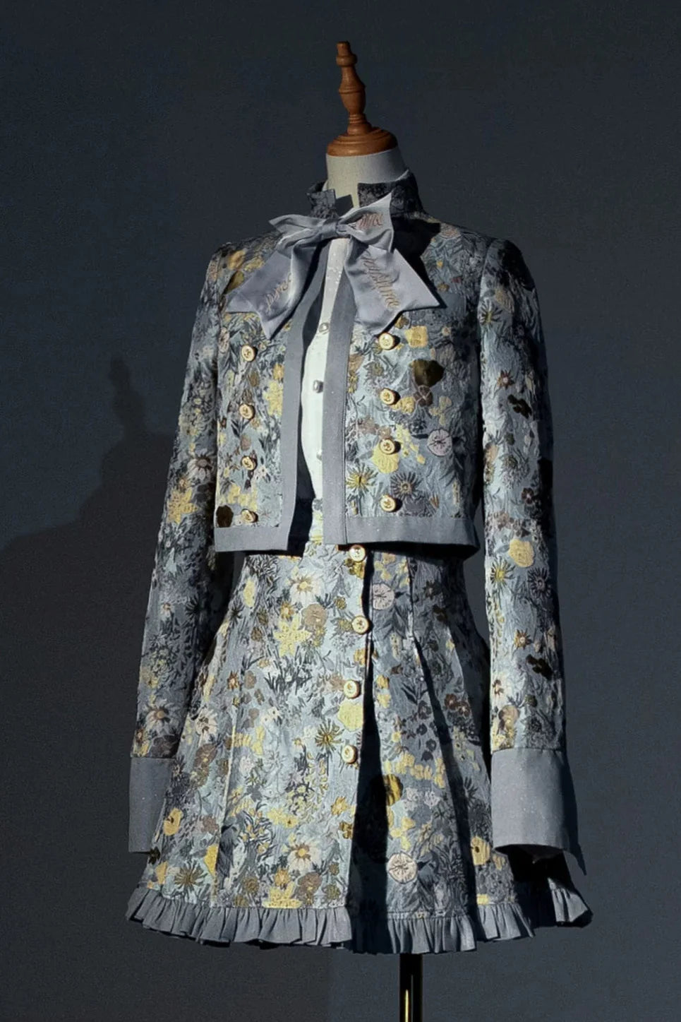 Golden Years Jacquard Dress