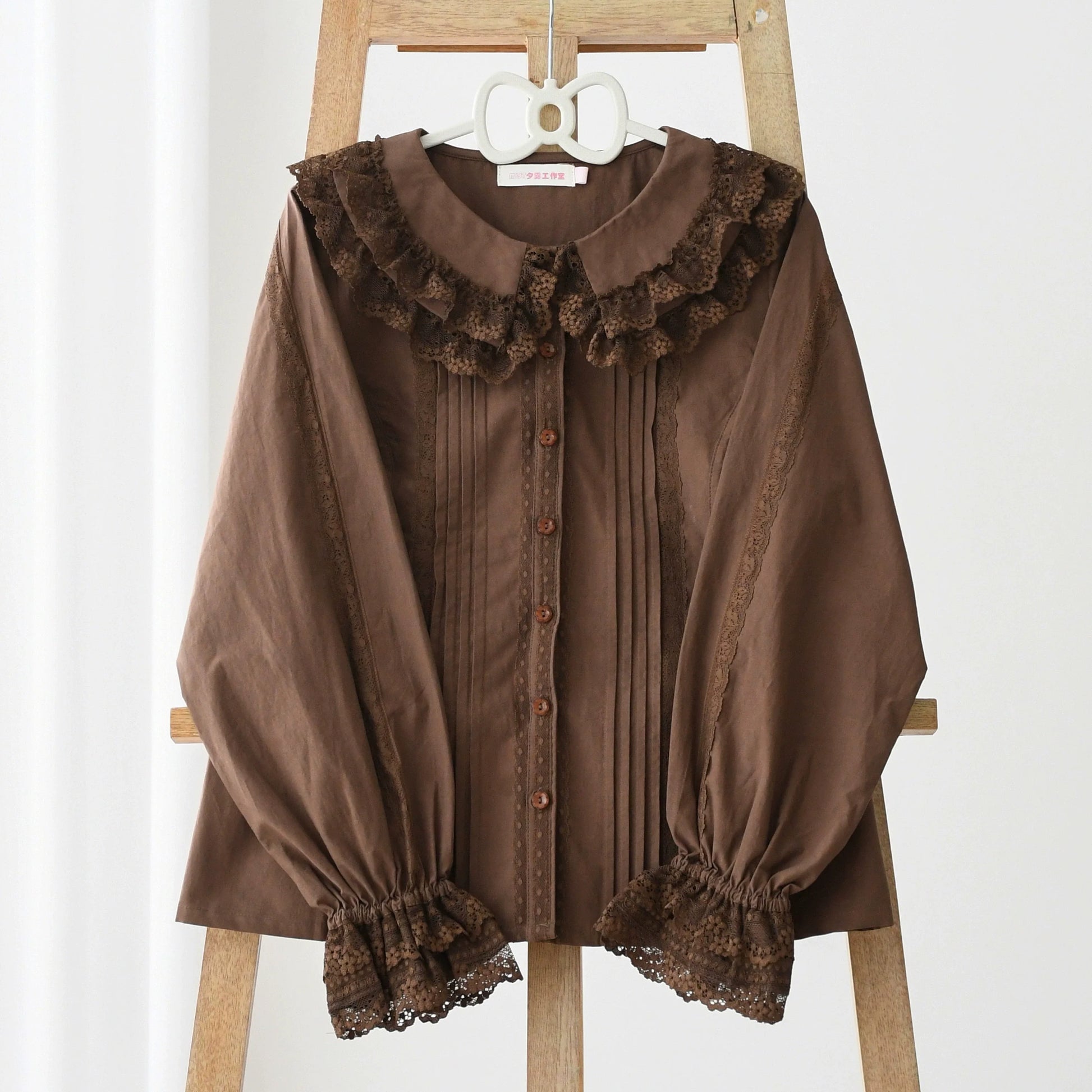Daily Lolita Shirt Cotton BlouseLong Sleeves
